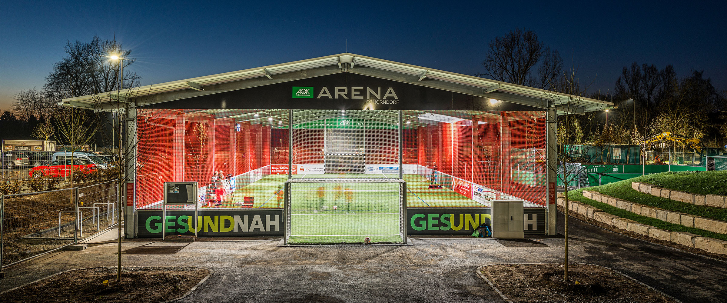 Die McArena Soccerhalle in Schorndorf kann einfach online gebucht werden.